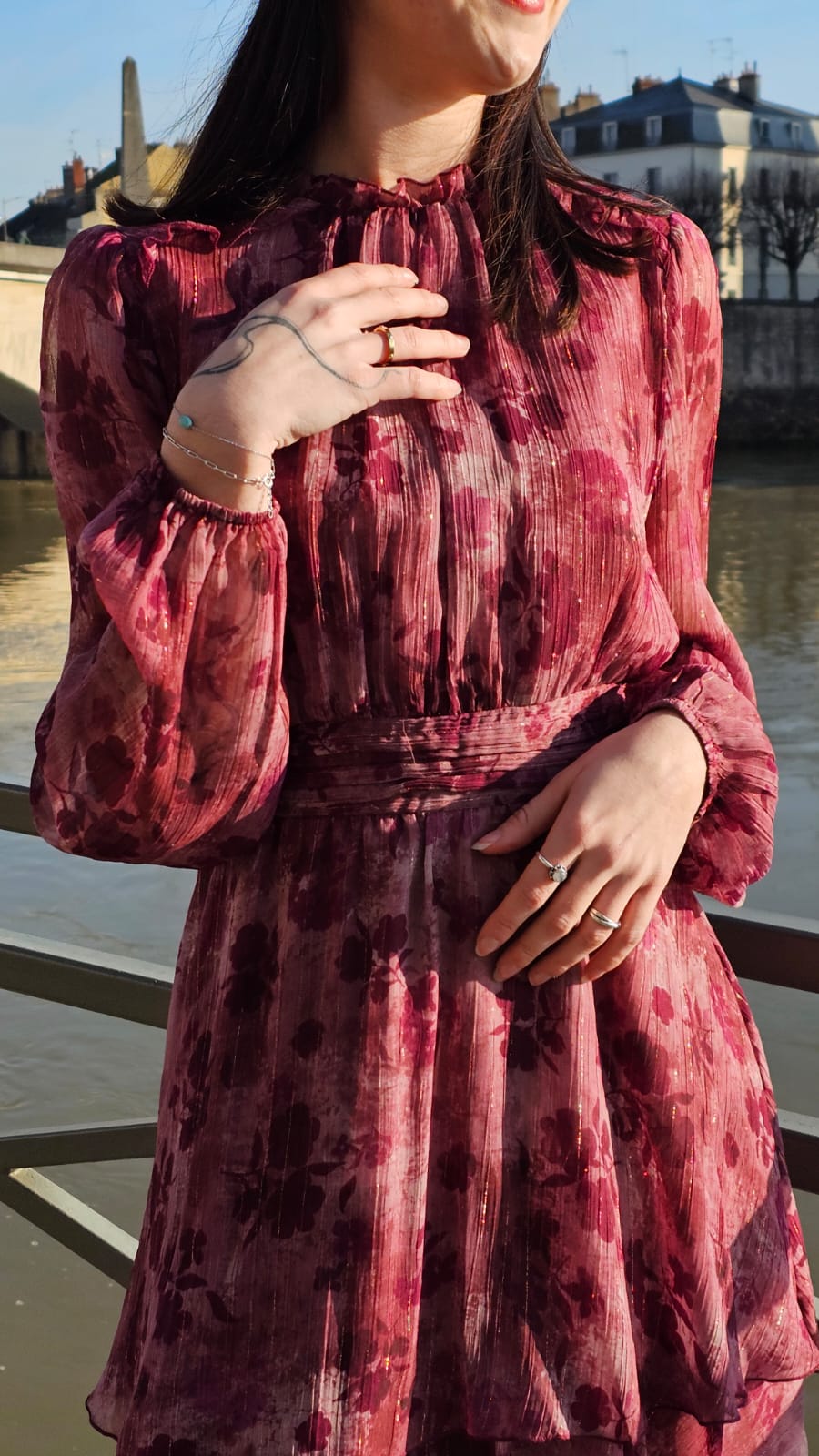 Robe courte Flora