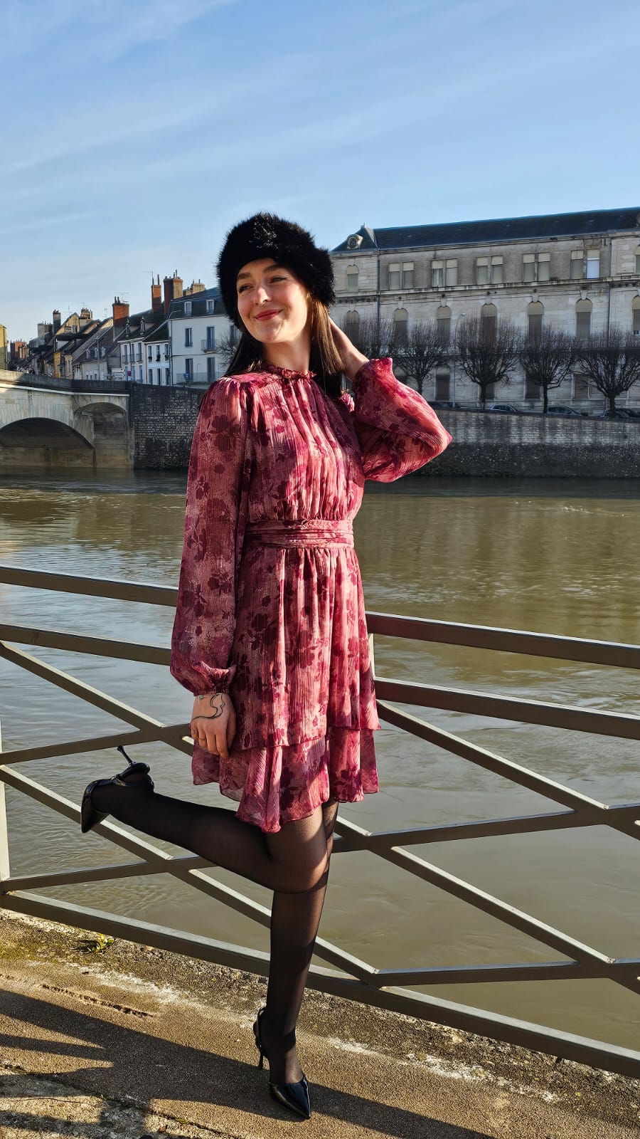 Robe courte Flora