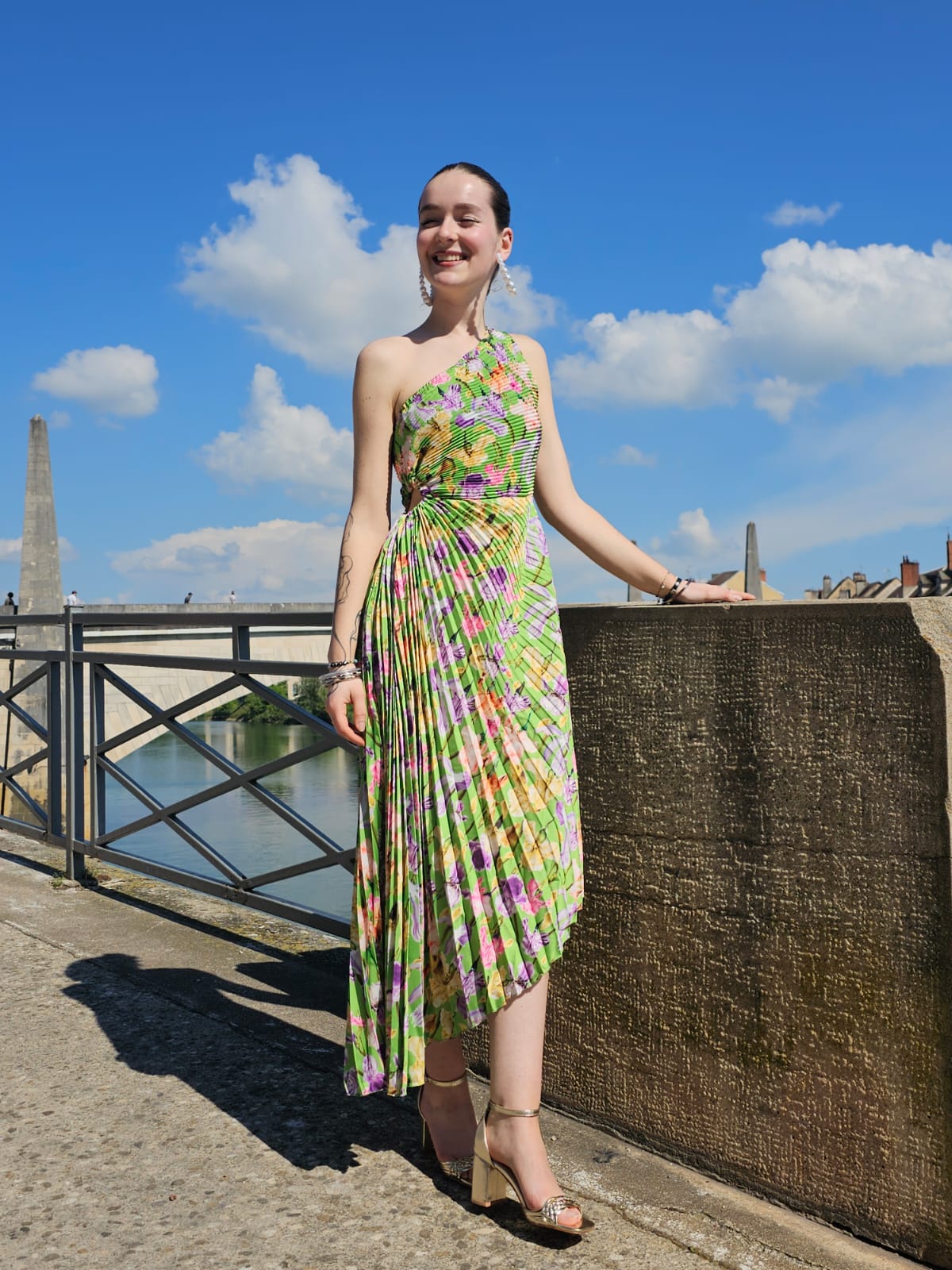 Robe asymétrique Charlotte