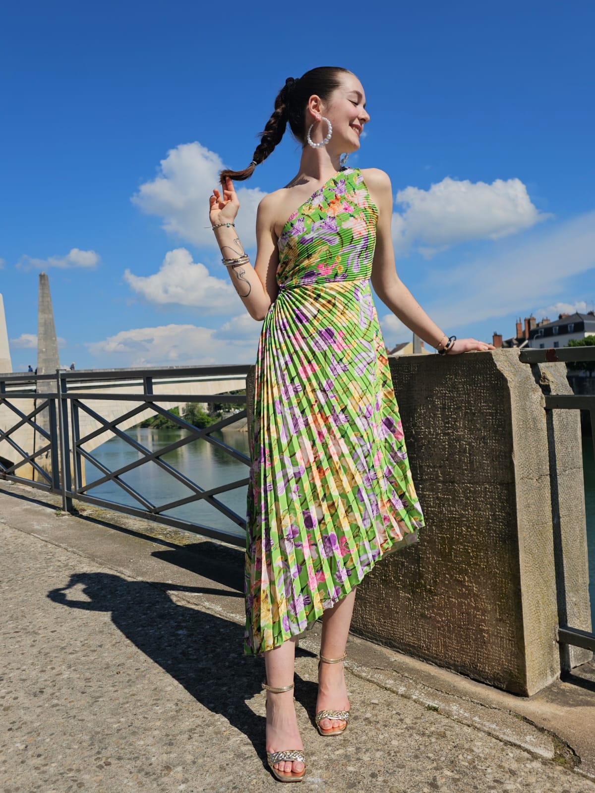 Robe asymétrique Charlotte