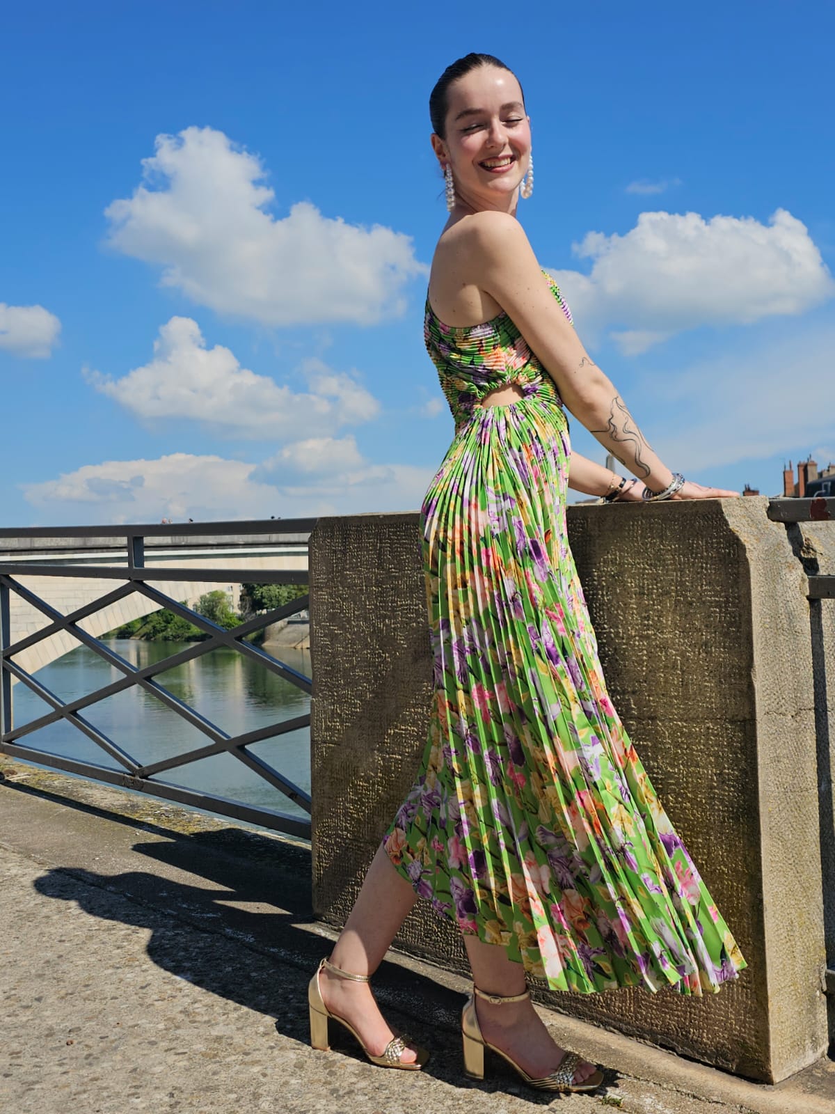 Robe asymétrique Charlotte