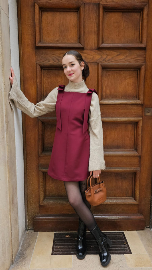 Robe bordeaux Livia